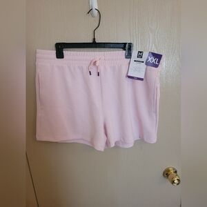 Members Mark Pink Sandwash Stretchy Shorts Womens Plus Size XXL NWT